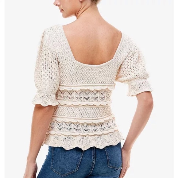 Q & A crocheted sweater - Picture 5 of 8